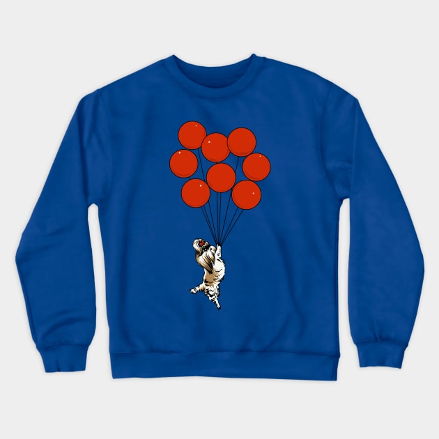 I Believe I Can Fly Shih Tzu Crewneck Sweatshirt by huebucket